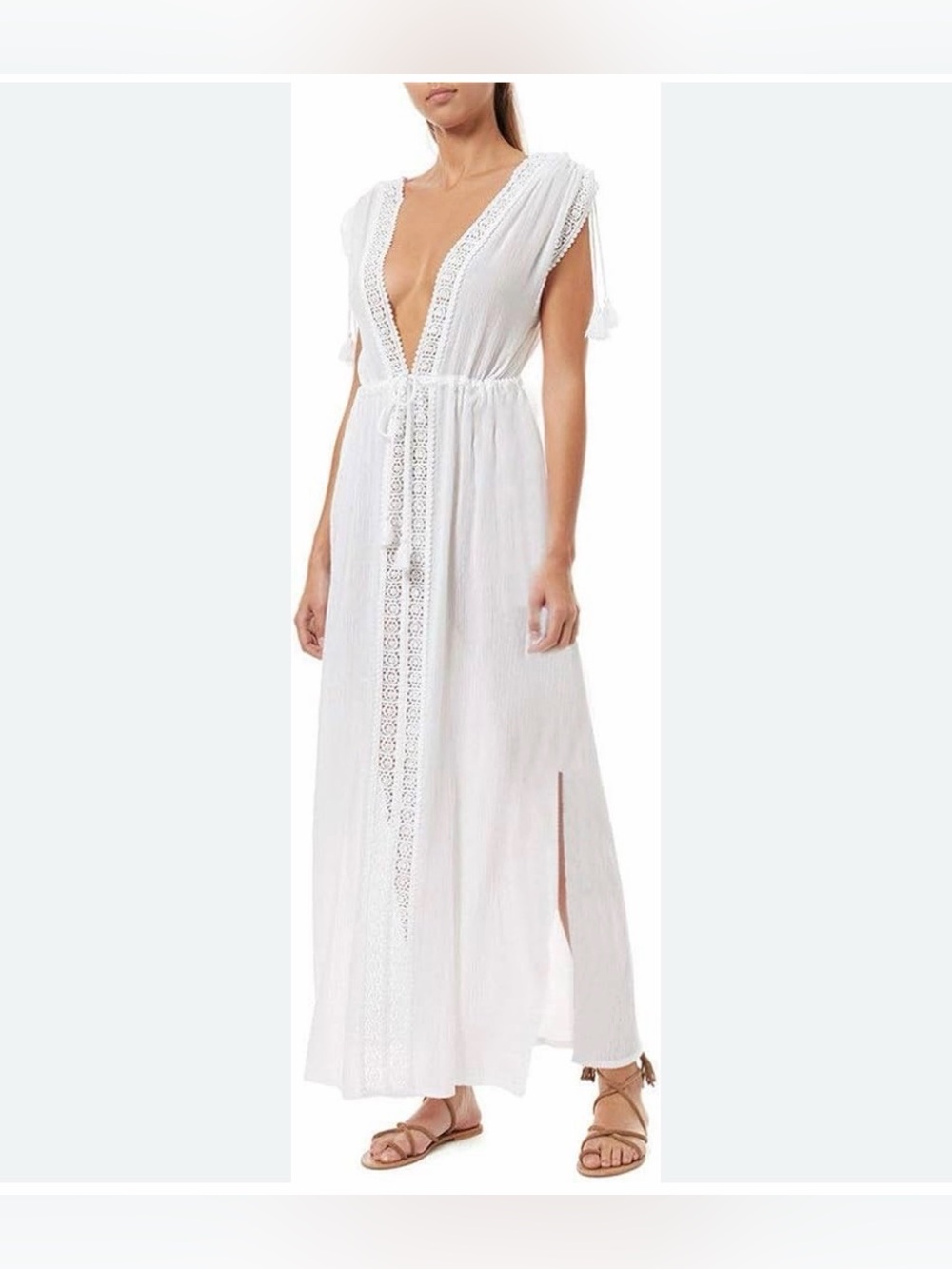 Blue Island beach & pool cover-up 100% cotton